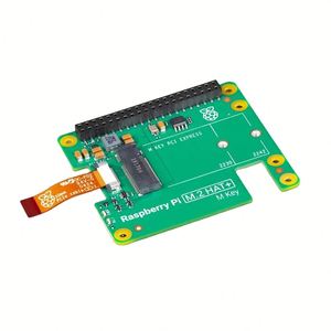 Raspberry Pi 5 ufficiale originale PCIe a M.2 NVMe SSD Raspberry Pi M.2 cappello + per Raspberry Pi 5 - Product Image 1
