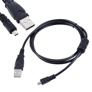 Yüksek hızlı 8 p 8 pin mini USB veri şarj cihazı kablosu için Nikon dijital kamera şarj kablosu - Product Image 1