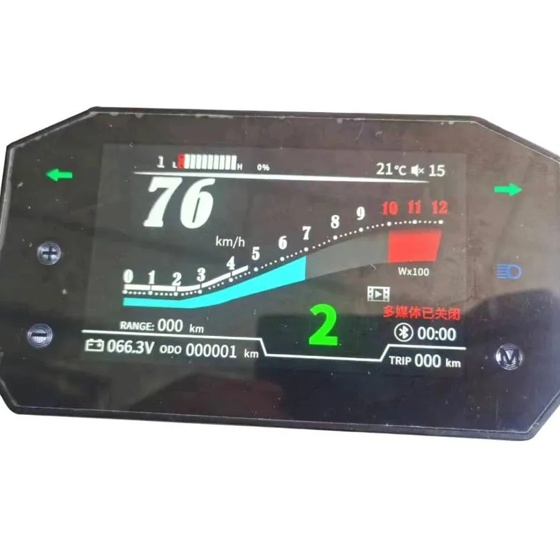 2023 New Style Elektromotor rad Upgrade Zubehör Multifunktions-TFT Digital Smart Display