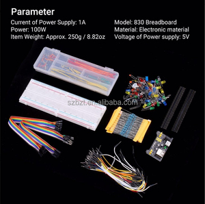 Wenden Sie das Learning Kit für elektronische Komponenten an. Anfänger-Starter-DIY-Kit mit Experimental Board Dupont Wire - Product Image 6