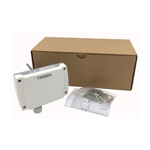 TEREN tipo conducto HVAC salida analógica 0-10V 4-20ma Pt1000 temperatura Modbus Sensor temperatura transmisor con pantalla TT2N