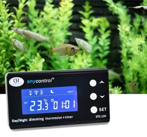 Thông minh tạm thời điều khiển cho bò sát sưởi ấm DTC-120 PID mờ nhiệt với kép mờ, ngày-đêm Temp Ctrl & hẹn giờ ổ cắm - Product Image 5