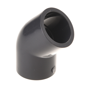 Smooth Surface <strong>PVC</strong> &amp; UPVC Plastic Pipe Fittings 45 and 90 Degree <strong>Elbow</strong> Quick Release Coupling for Water Supply - Product Image 1