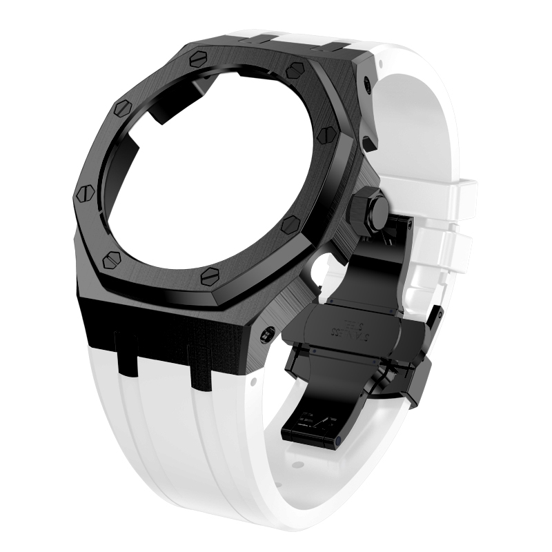 Black case whit strap
