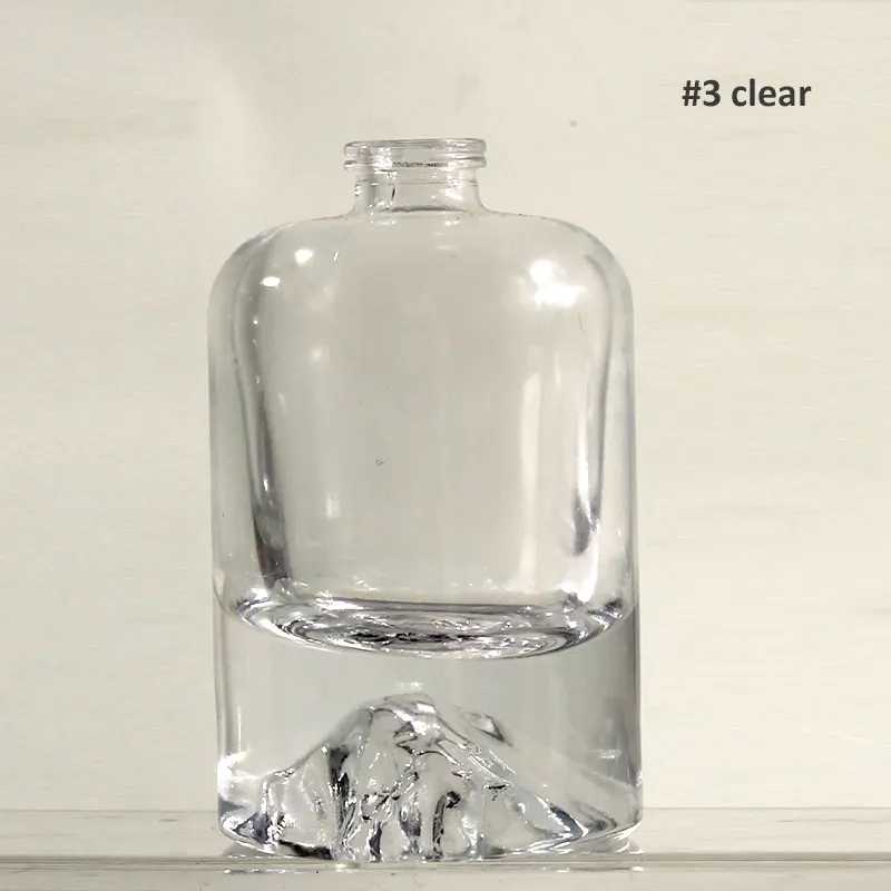 Bottiglia di profumo spray di vetro di lusso vuota all'ingrosso personalizzata con tappo personalizzato