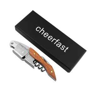Custom Logo Hout Wijn Kurkentrekker Wijn Kurkentrekker Wijnflesopener Kurkentrekkers & Openers Wijn Sleutel <span class=keywords><strong>Opener</strong></span> Cadeau Voor Wijnliefhebbers - Product Image 2