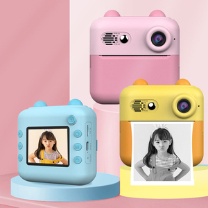 Lkl กล้องสำหรับเด็กพิมพ์ลายได้ทันทีกล้องถ่ายวิดีโอเซลฟี่720P พร้อมการ์ด32GB - Product Image 5