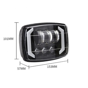 ไฟหน้ารถ LED ทรงสี่เหลี่ยม9-16V 15W สำหรับรถมอเตอร์ไซค์รถจี๊ป - Product Image 3