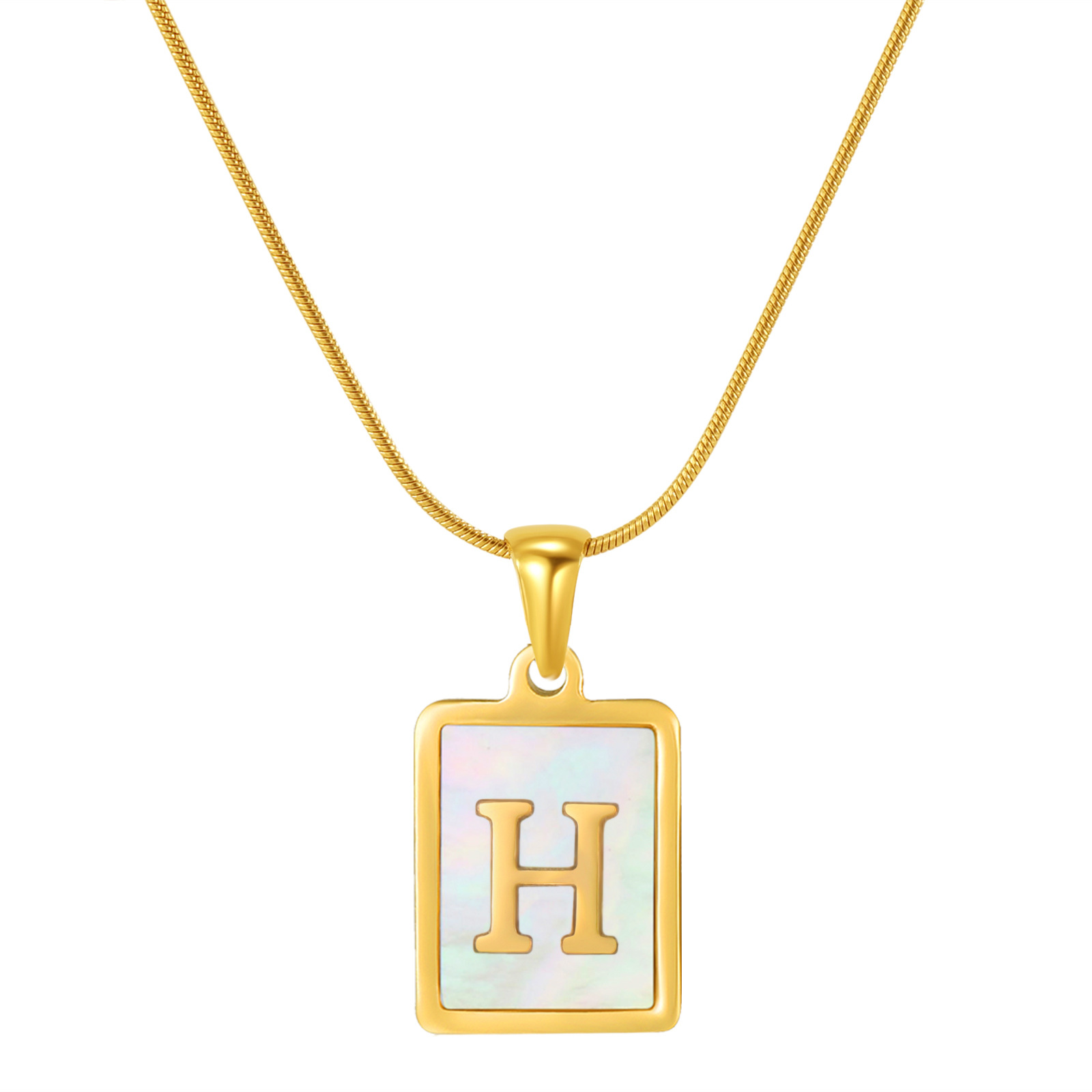 Gold H (including chain)