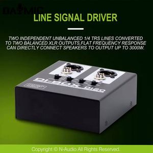 Factory OEM Professional Direct Box Active <strong>2</strong> Channel <strong>Splitter</strong> DI BOX with <strong>2</strong> XLR <strong>Outputs</strong> - Product Image 5