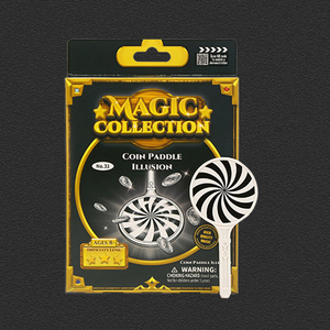 独特设计的儿童玩具塑料桨，用于舞台特写魔术的出现和消失硬币