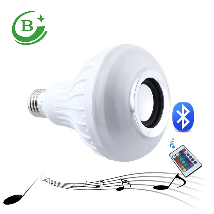 Nuovo prodotto E27 Wireless Smart LED lampada musica altoparlante lampadina