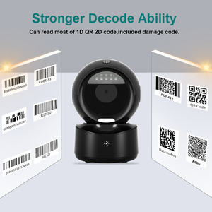 Netum A5 2D escritorio omnidireccional USB escáner de código de barras 1D escáneres QR lector de código de barras para cajero librería supermercado - Product Image 3