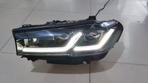 BMW 5 serisi için uygun G30 G38 eski Model yükseltilmiş yeni araba aydınlatma sistemi LED farlar siyah tak ve çalıştır - Product Image 5