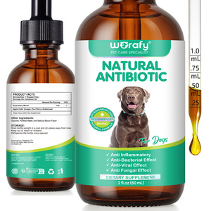 Worafy 60ml Pet Antibiotics Anti inflamatuar bakteriyel Viral Fungal etkisi diyet takviyesi köpekler için doğal antibiyotik - Product Image 5