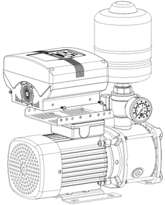 可変周波数ドライブインバーター2.2kW VFD単相入力三相出力スマート一定圧力ウォーターポンプ - Product Image 4