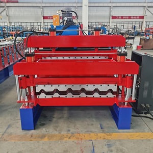 Đôi tấm Tường <span class=keywords><strong>Jupiter</strong></span> sóng kim loại tấm mái cuộn tạo thành máy - Product Image 3