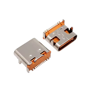 中国工場16ピン7.35mm USBメスタイプC PCBコネクタ高品質USBタイプCコネクタ16 P製品カテゴリ - Product Image 1