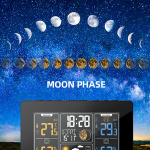 Tuya Wireless Weather Station for the Home 7-in-1 Digital <strong>Forecast</strong> with Barometer UV Index Light Rain Wind WiFi Connectivity - Product Image 3