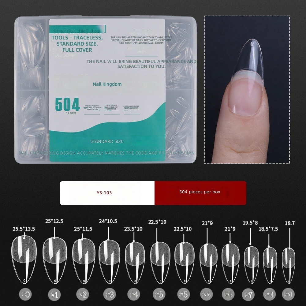 Ys-103-sin costura-504 piezas en caja