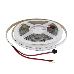 12V 24V adresli COB LED şerit WS2811 beyaz siyah PCB rüya renk 720LEDs RGB-IC piksel SPI FOB LED bant - Product Image 6