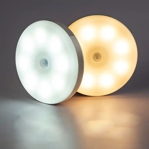 2023小型ミニモーションセンサー天井ナイトライトバスルーム階段スマート天井LED電球ベストヒューマンセンサーライト - Product Image 2