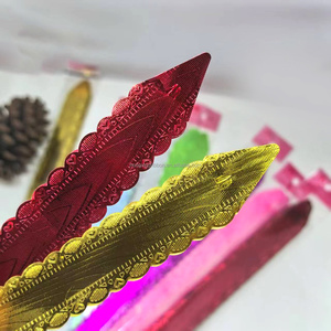 Các Loại Màu Sắc Sóng Cạnh Kim Loại Bướm Kéo Bow Trang Trí Quà Tặng Ruy Băng Cho Gói Quà Tặng Sinh Nhật Đám Cưới - Product Image 4