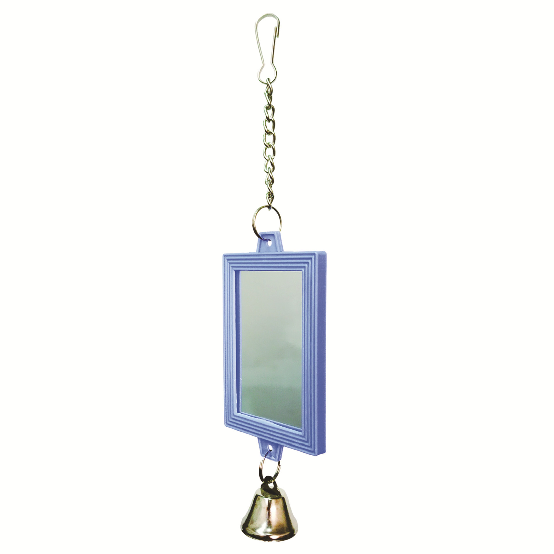 Blue square mirror 6*22cm/43g