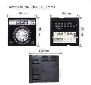 TEL96-9001-controlador de temperatura Digital para horno de gas, dispositivo de control de temperatura para horno de hornear, AC220V/380V, 0 a 400C - Product Image 5