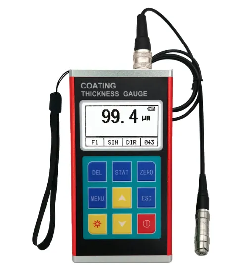 DTEC-Medidor de espesor de pintura de recubrimiento Digital DC220F, Software de medición de 0-1250um, carcasa de Metal, Data Pro