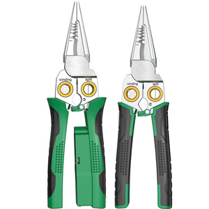 1x8-In-1 paslanmaz çelik çok fonksiyonlu elektrikçi tel sıyırma ve ölçme kalem ile sarma pense - Product Image 2