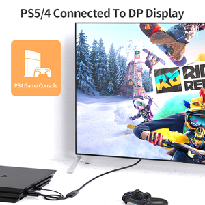 Cable HDMI activo de 1,8 M macho a macho/hembra a Displayport 4K @ 60Hz 4K30Hz Adaptador convertidor unidireccional de entrada de HDMI a salida DP - Product Image 6