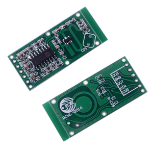 RCWL-0516マイクロ波ドプラーレーダーセンサースイッチモジュール人体誘導モーション検出器Arduino用インテリジェントセンサーモジュール - Product Image 1