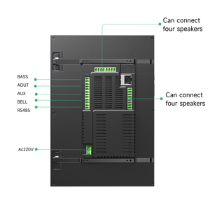 Sistema de cine en casa integrado CNC con panel táctil de 10 pulgadas de alta calidad con 8 altavoces Control central para audio multihabitación - Product Image 4