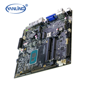 Premium 1135U DC 12V entrada placa base VGA DP cuatro pantallas PCB soporte Wake on LAN
