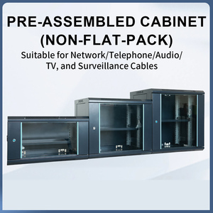 خزانة شبكات 4U 6U 9U 12U 15U، رف خادم، حاوية قائمة على الأرض لمفاتيح التبديل وصناديق التيار الضعيف - Product Image 4