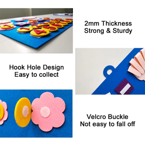 Diy教育玩具フェルト指番号数学玩具幼児を数える幼児インテリジェンス忙しいボードを開発する - Product Image 5