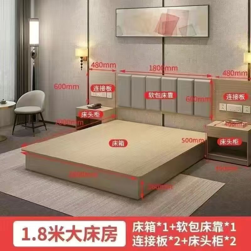 Chambre avec lit king-size de 1,8 mètre