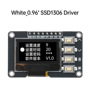 Neues Produkt 0,96 Zoll OLED IIC Weiß/Blau 12864 OLED-Display mit 4x4-Taste I2C SSD1306 SSD1315 LCD-Bildschirm platine für Ardu - Product Image 6