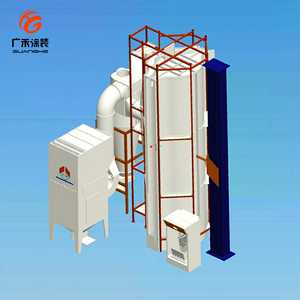 Automatische Pulver beschichtung ausrüstung Stand Sandwich Cyclone Elektro statisches Sprüh system - Product Image 6