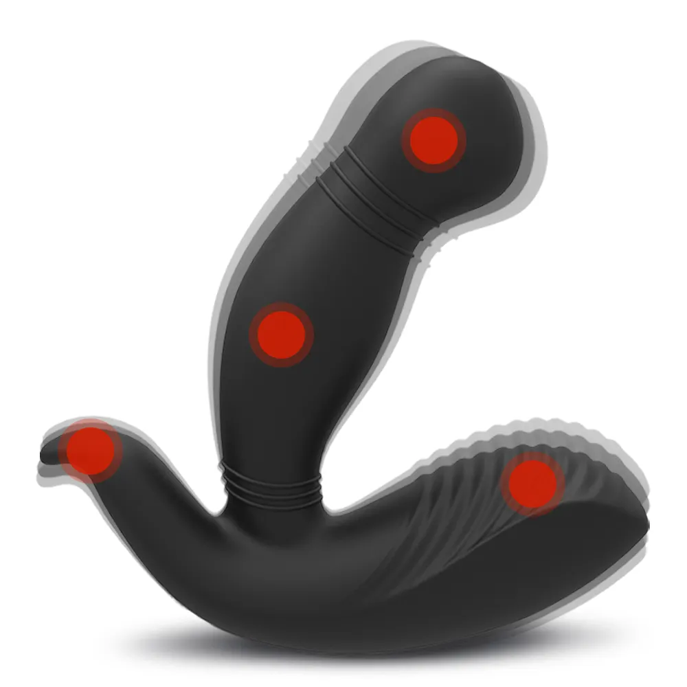 Sihande silicone prostata massager sex toys electric vibrating butt plug for men