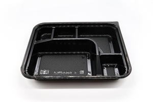 High Quality Disposable Food Container Plastic Boxes to Go <strong>Meal</strong> Prep Container Bento <strong>Box</strong> With <strong>Clear</strong> Lid - Product Image 4