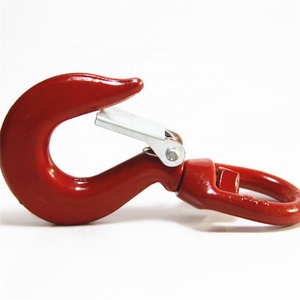 خطافات رافعة دوارة من النوع US-خطاف زنبرك أمان من سبيكة لرفع التعليق والاستخدام الصناعي للتعدين طراز OEM مخصص - Product Image 2