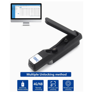 Cerradura de armario inteligente duradera de alta seguridad 4G IoT NB, múltiples métodos de desbloqueo, puerta de vidrio/aluminio, datos en la nube para uso Industrial - Product Image 3