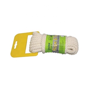 Hitech Rope Factory Promotions 4mm天然コットン編組コード中国サプライヤーから