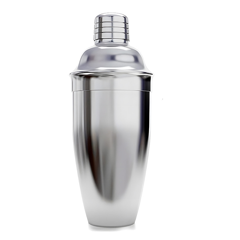 Silver-550ml shecker cup white boxed