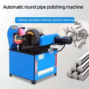 Simple Operation Multi-function 100mm Round Tube Automatic Polishing <strong>Machine</strong> Stainless Steel Copper Iron Aluminum