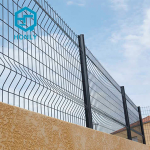 Leicht zu montierende 3D ECO-freundliche Zaun-Designs PVC-beschichteter gebogener geschweißter Drahtgitter zaun zum Verkauf - Product Image 6