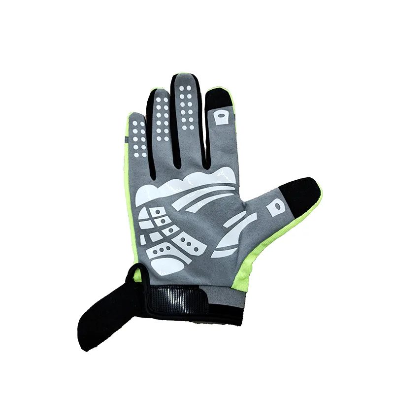 Custom Sport Bescherm Volledige Vinger Handschoen Anti-Slip Handschoenen Lange Fietsen Handschoenen Fiets