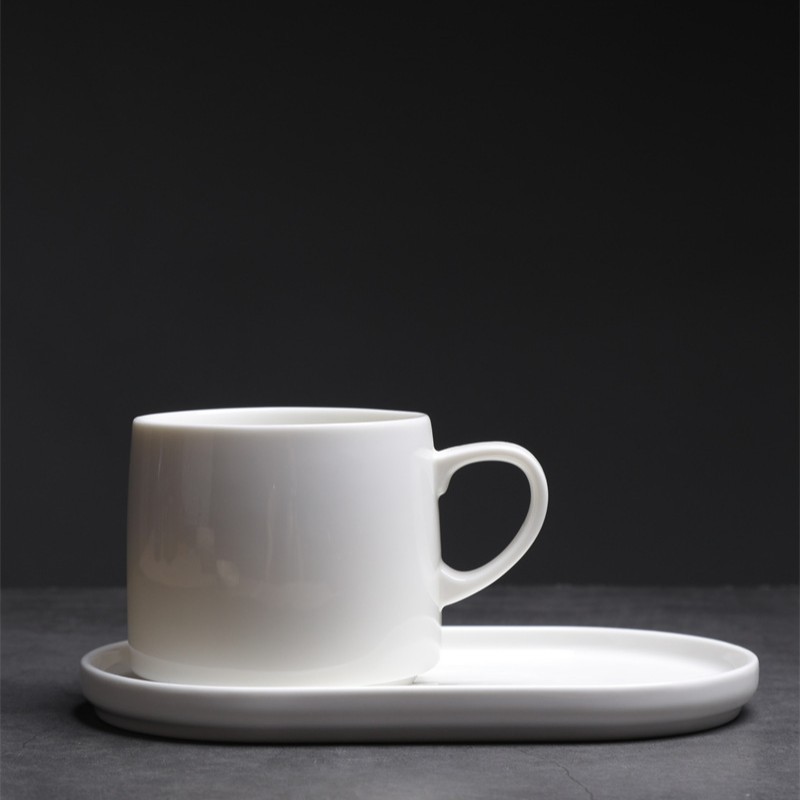 Piatto tazza Wu bianco 440ml